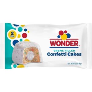Wonder Creme Filled Confetti Cakes 3.5oz 6ct